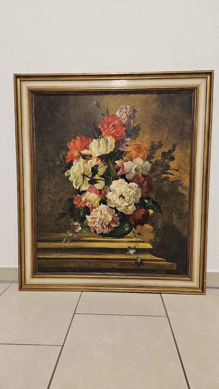 Dipinti: Ölgemälde Stillleben Blumenstrauss Kunst Bild – Usato da Schaan venduto da car_wrv2