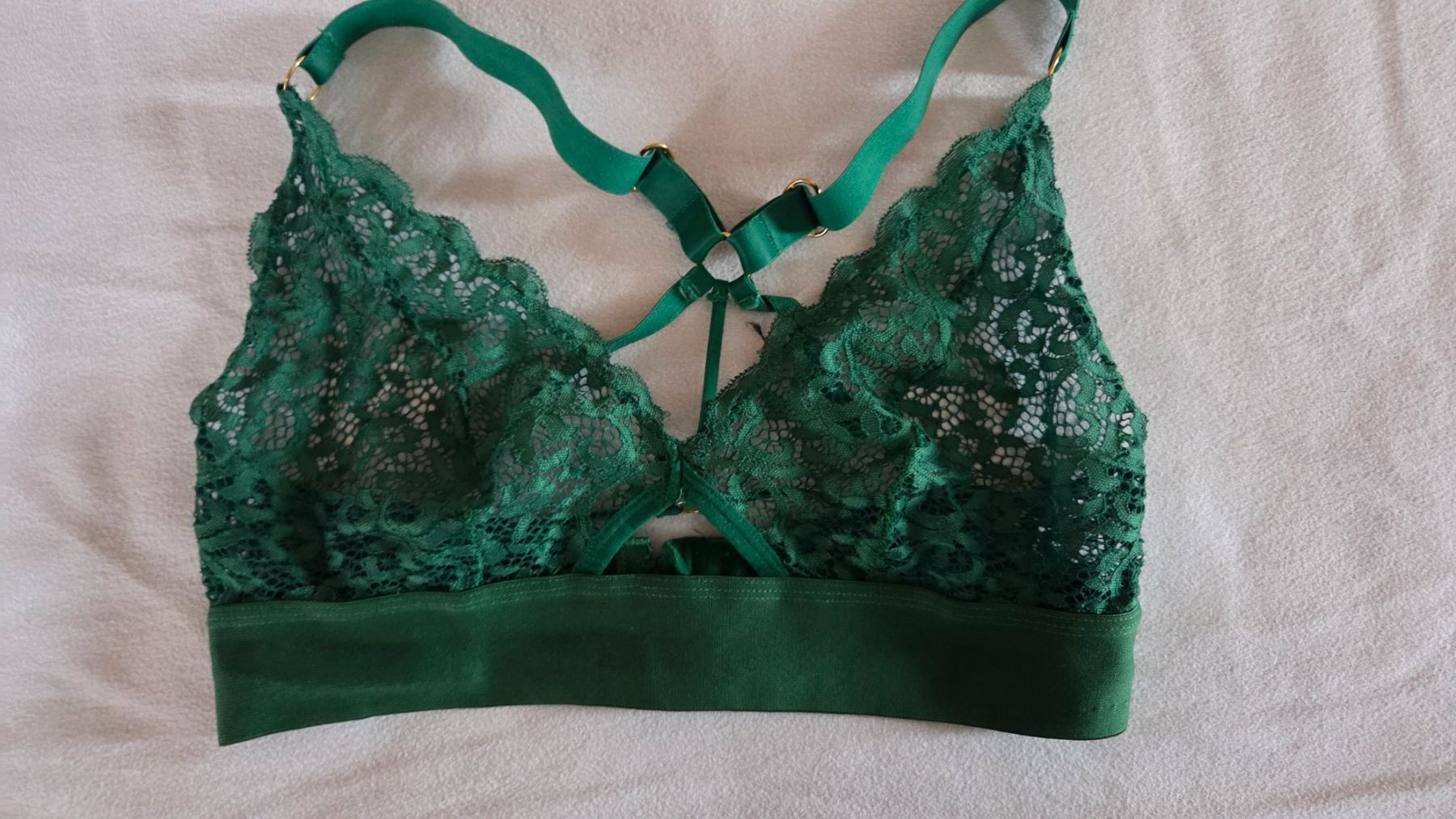 Altra biancheria intima: Spitzen Bralette ohne Bügel L – Usato da Weggis venduto da Leeclipse