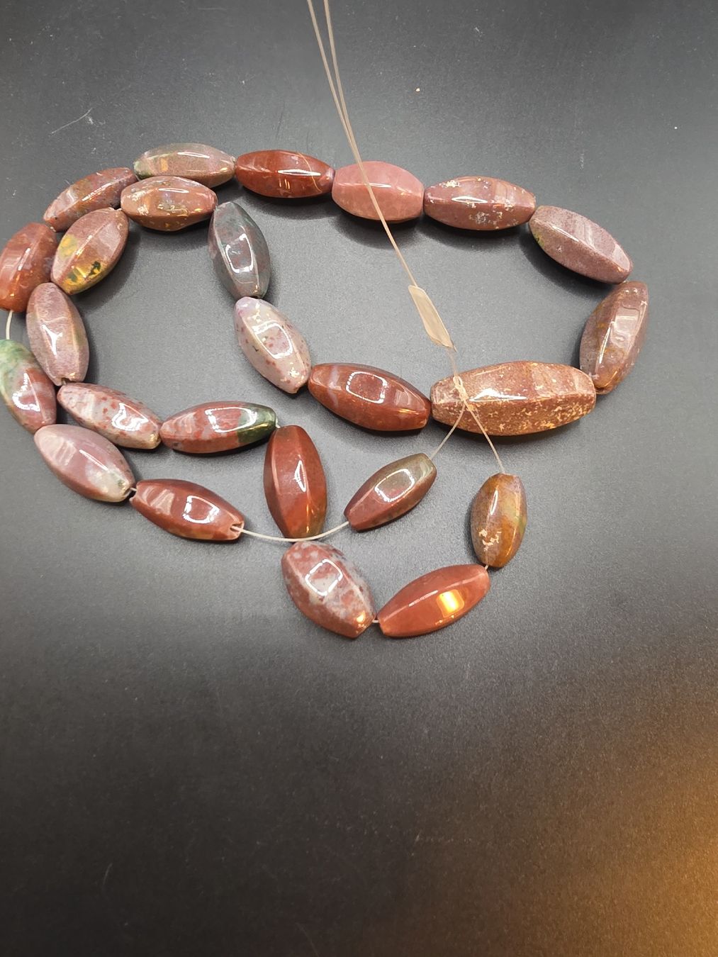 Catenine: Wunderschöne Edelstein Kette, Top Zustand, ACHAT – Nuovo (secondo la descrizione) da Arbon venduto da MadameLuLa9320
