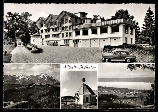 Cartoline postali: St. Anton /App., Gasthaus, Pension Röss – Usato da Berlin venduto da bartko-reher