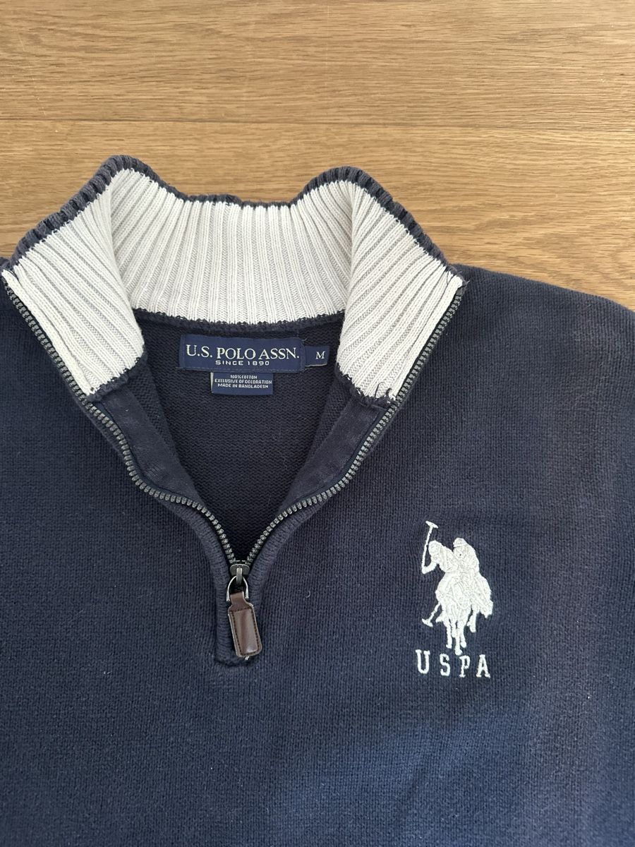 US Polo Maglioni & Felpe: VINTAGE U.S. POLO ASSN STRICKPULLOVER KRAGEN – Usato da Basel venduto da Oloir 2