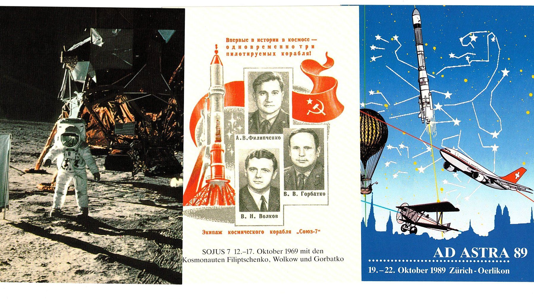 Ansichtskarten: Kartenset AD ASTRA 89 – Gebraucht aus Gossau ZH von granby 2