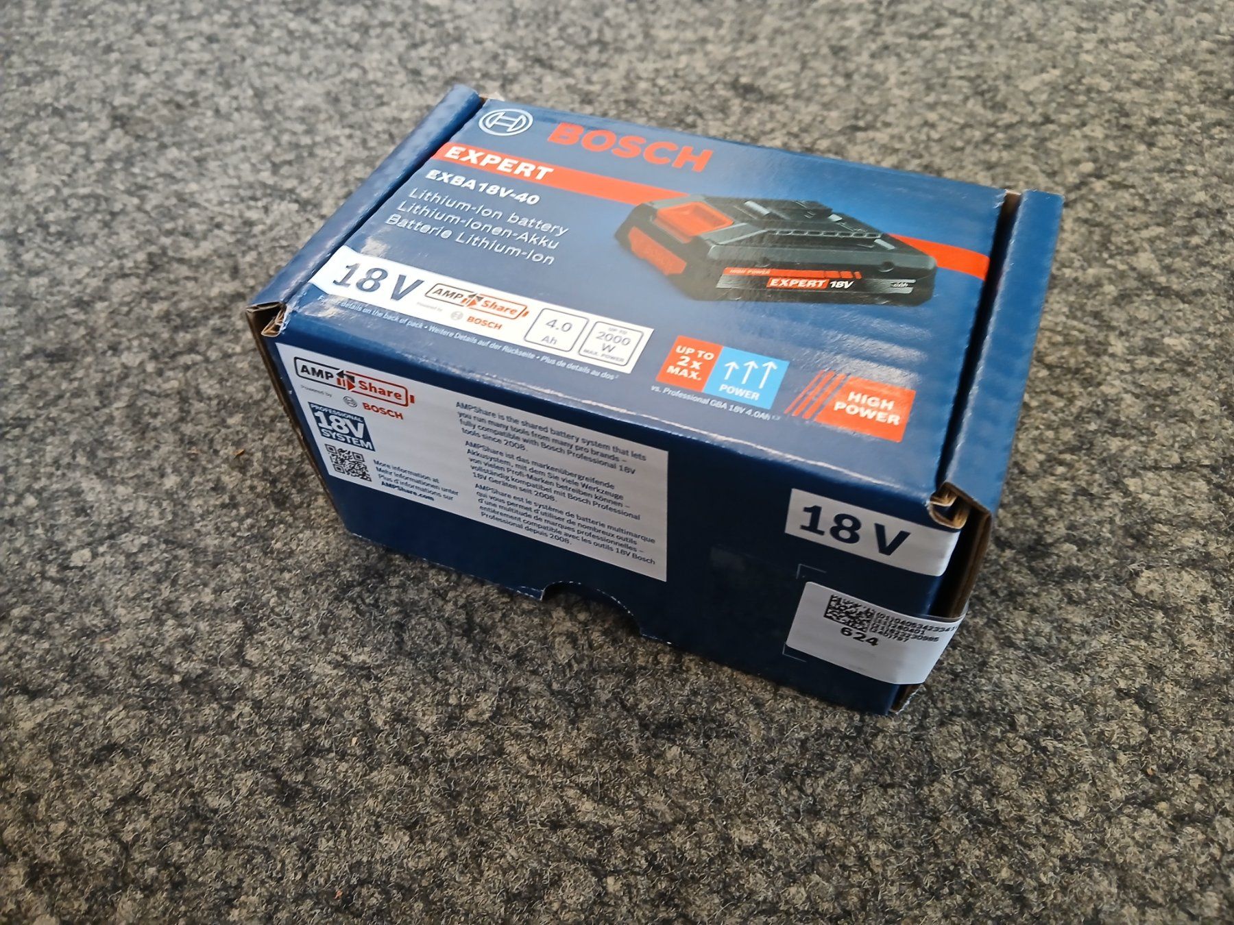 Bosch Tutti gli attrezzi: Bosch Akku EXPERT 18V 4.0Ah Nr.1 – Nuovo e nell'imballaggio originale da Reiden venduto da mja_2bsk