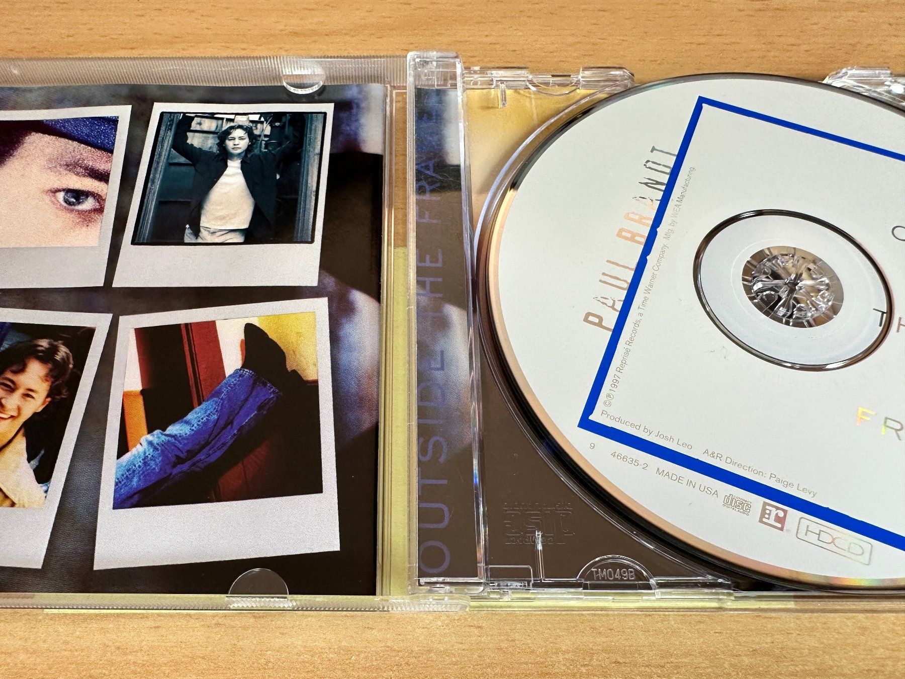 CD: Paul Brandt – Outside The Frame – Usato da Rikon im Tösstal venduto da Alpenmutz 2