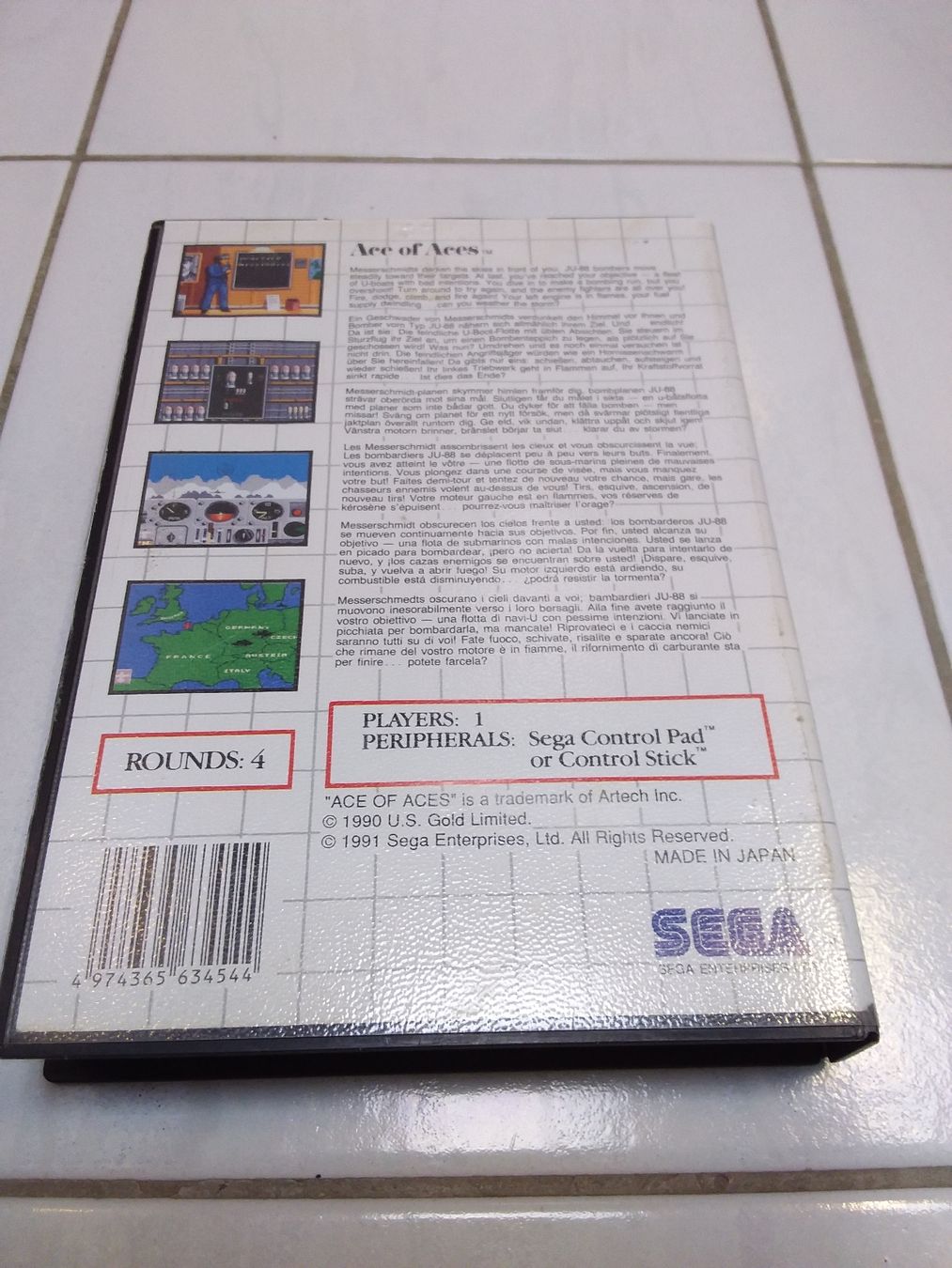 Sega Giochi: Sega Master System Ace of Aces – Usato da Ligornetto venduto da Gurzo 1