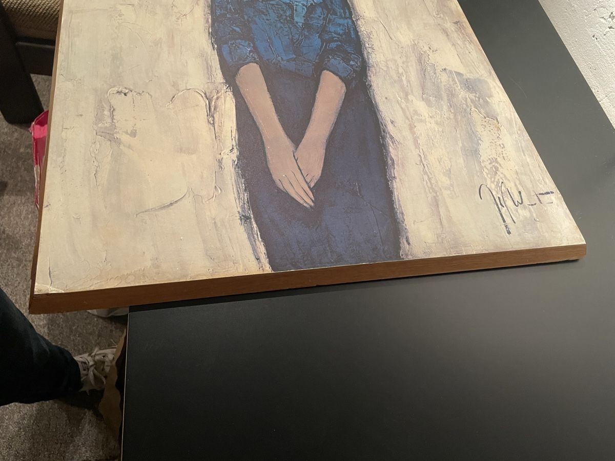 Foto & Immagini: Jef Wauters Kunstdruck "Erste Schultag" – Difettoso da Dietlikon venduto da VintageStudioZurich 7