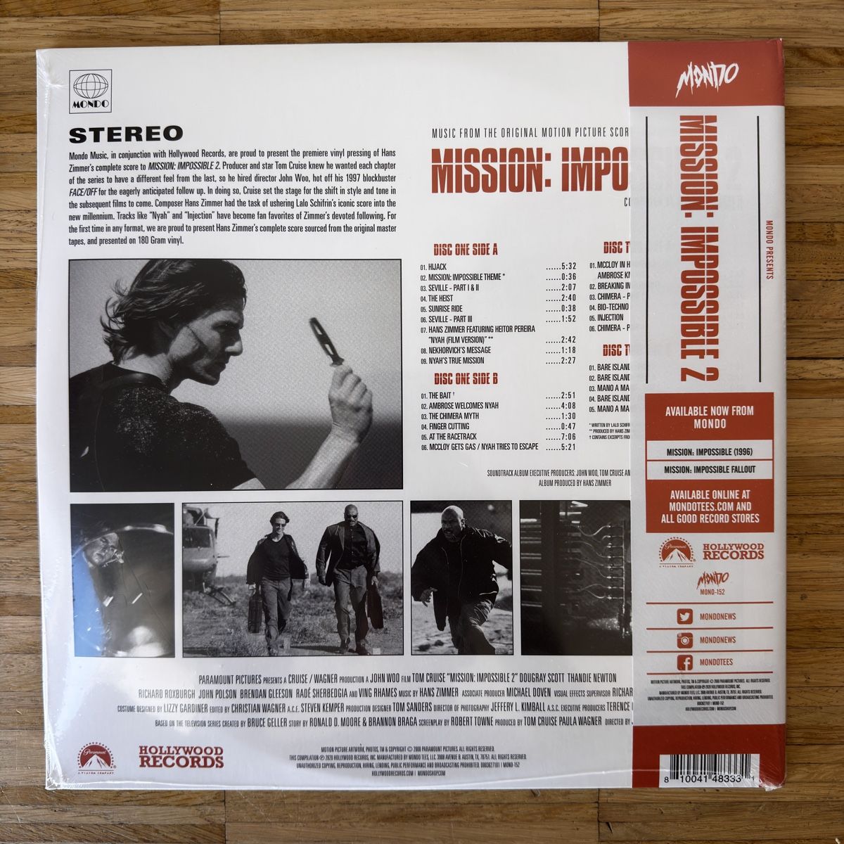 Dischi in vinile: Mission impossible 1 & 2 vinyles Mondo – Nuovo e nell'imballaggio originale da Vessy venduto da vanhoves 5