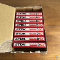 8x TDK D60 Audiokassetten *NEU*