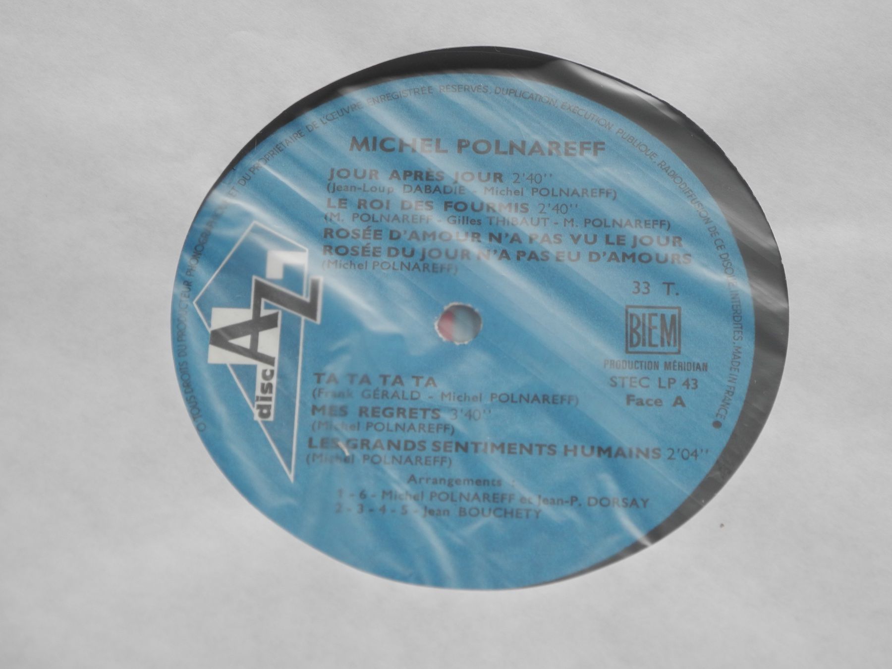 Dischi in vinile: MICHEL POLNAREFF: VOLUME 2 - DISC AZ – Nuovo (secondo la descrizione) da Fahrwangen venduto da Swirl2 2