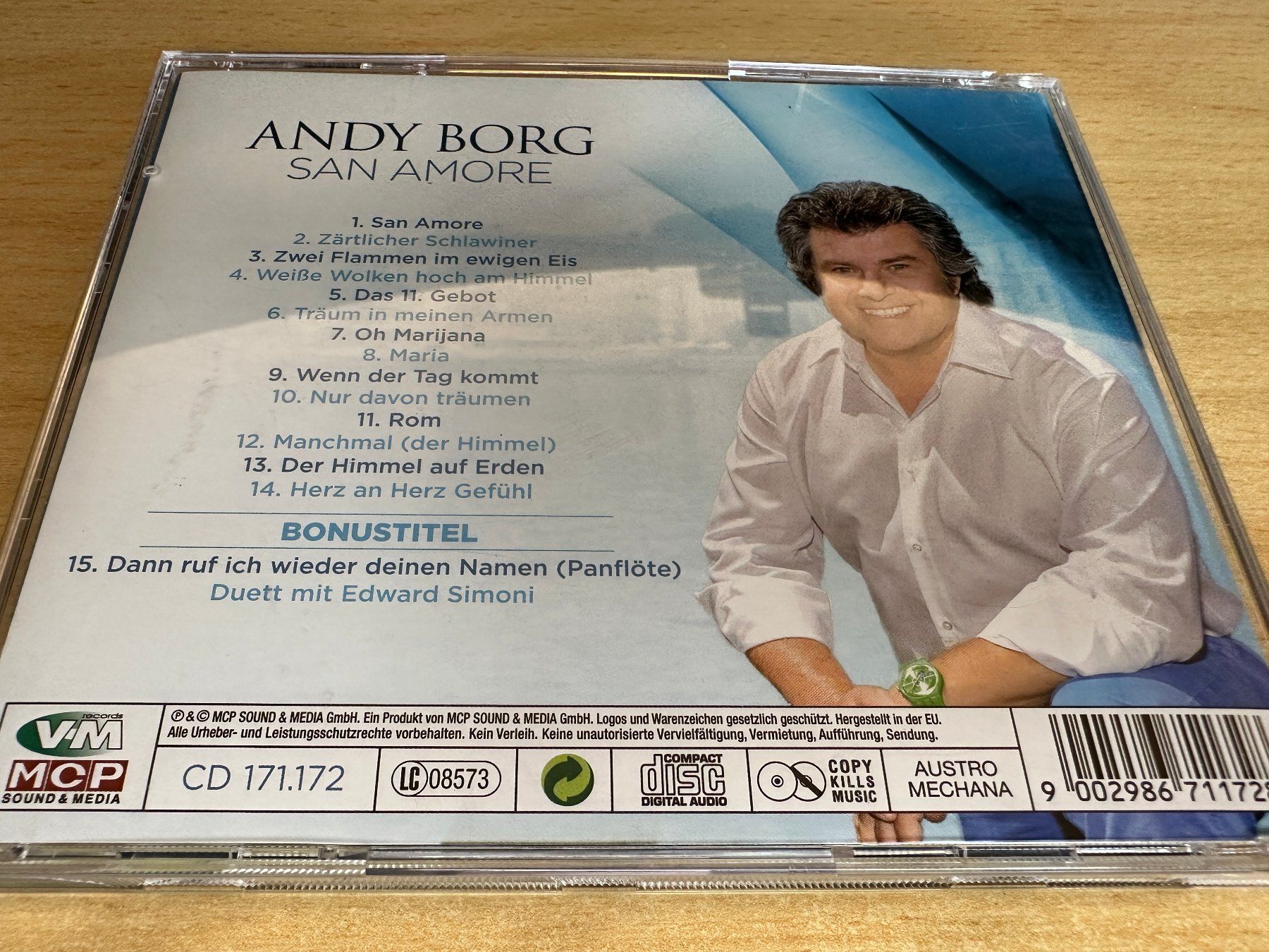 CD: Andy Borg – San Amore – Usato da Rikon im Tösstal venduto da Alpenmutz 1