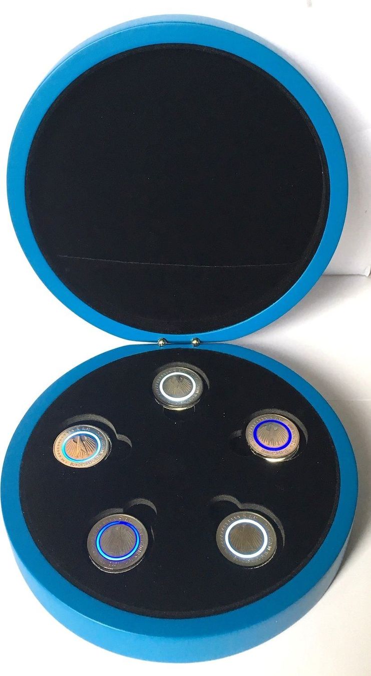 Tutti le monete: Allererster BRD 5 € 2016 Komplettsatz – Usato da Riehen venduto da sesambestcoins2004 1