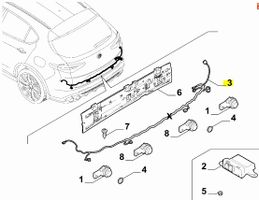 Kabelsatz Parksensoren hinten Alfa Romeo Stelvio 50551820