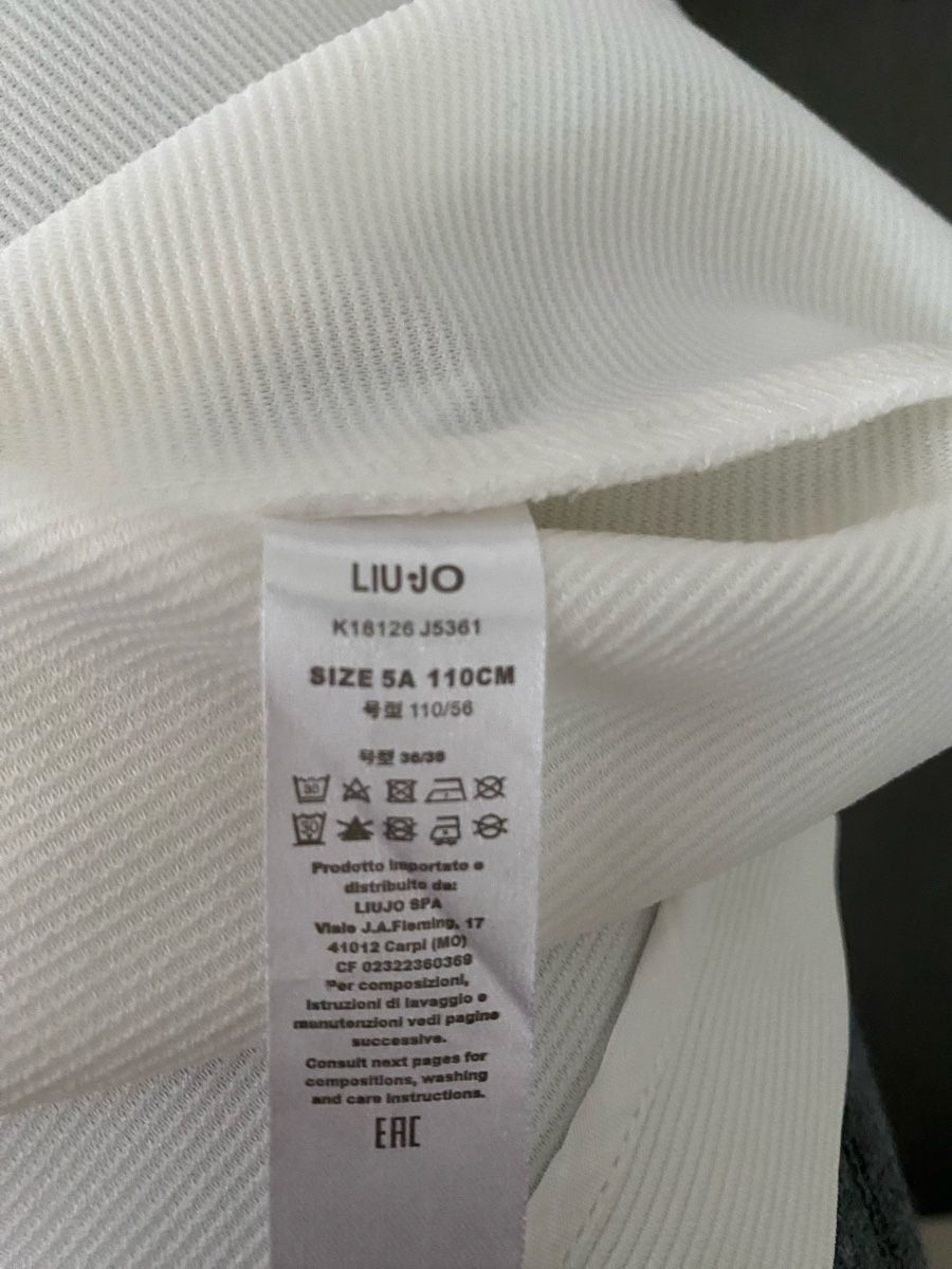 Liu Jo Vestiti & Gonne: Robe blanche Liu Jo taille 110cm – Usato da Grenchen venduto da O.r.i.g. 4