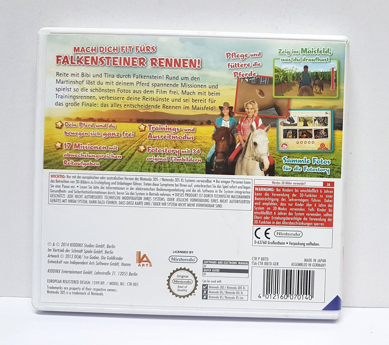 Nintendo Giochi: Bibi & Tina Das Pferdespiel   3DS – Usato da Schüpfheim venduto da Games_Spielkonsolen 3
