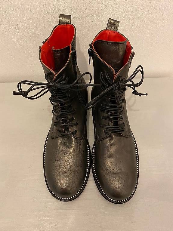 Scarpe da donna: NEU L'Idea Schnürer Boot dunkelsilber Gr. 40 – Nuovo (secondo la descrizione) da Thun venduto da urs_p58q 1
