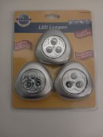 3er-Set LED mit Push-Funktion batteriebetrieben...