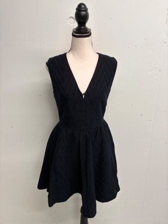 Maje Minikleid Gr. 34 blau ausgestellt Cocktailkleid