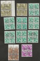 Schweiz Viererblock Freimarken 1936 glatt Katalog 60.-