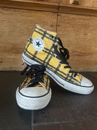 Converse All Star High Top Sneaker, Grösse 41.5, Gelb/Schwar