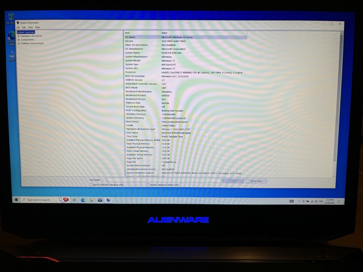 Alienware Notebooks: Alienware 17 Gaming Laptop – Gebraucht aus Vacallo von  3