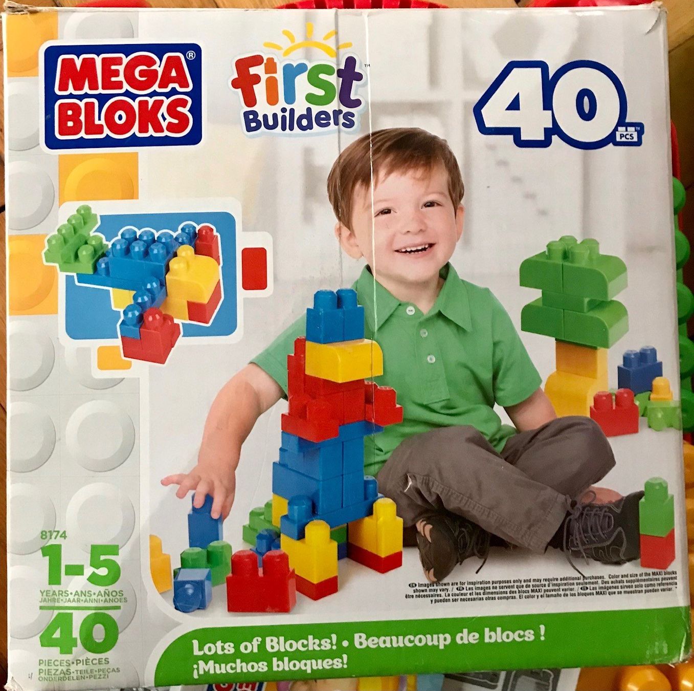 Mega Kit di costruzioni: Mega Bloks, 3-in-1 learning table + Mega bloks 40 pieces – Usato da Delémont venduto da CH_Marc 6