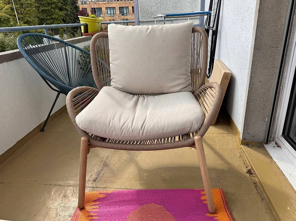 Poltrone: Neu verpackter Gartenllounge Sessel beige – Nuovo e nell'imballaggio originale da Olten venduto da sellerie66