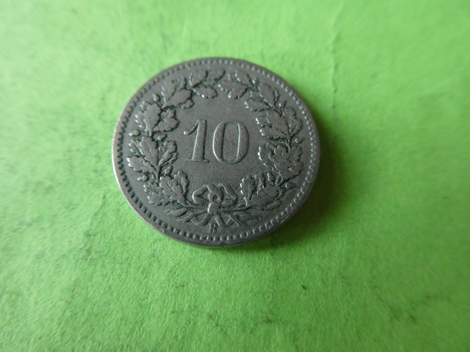 Tutti le monete: Schweiz 1899, 10 Rappen – Usato da Hinterforst venduto da Rohusri 1