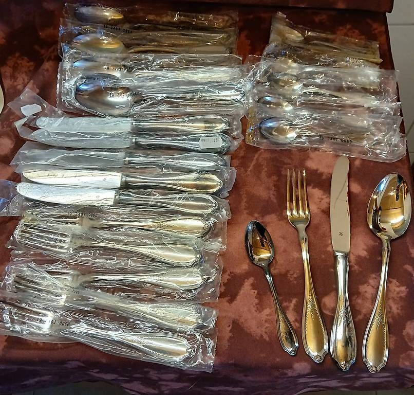 Couverts: WMF Englische Rose, 90er-Silber – Neuf avec emballage d'origine à Süderen par jonathann83 1