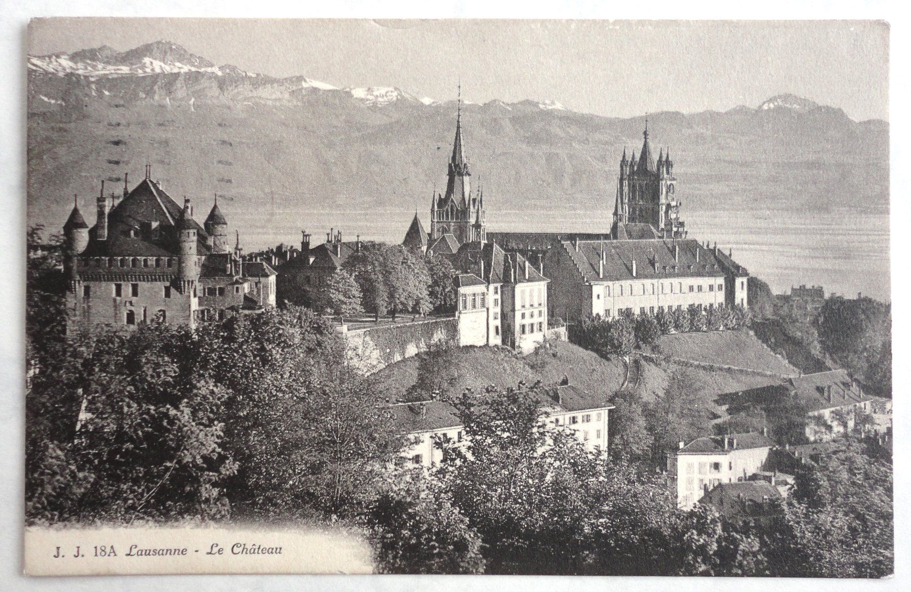 Cartoline postali: Lausanne - Le Château – Usato da Fétigny venduto da Billy2miny