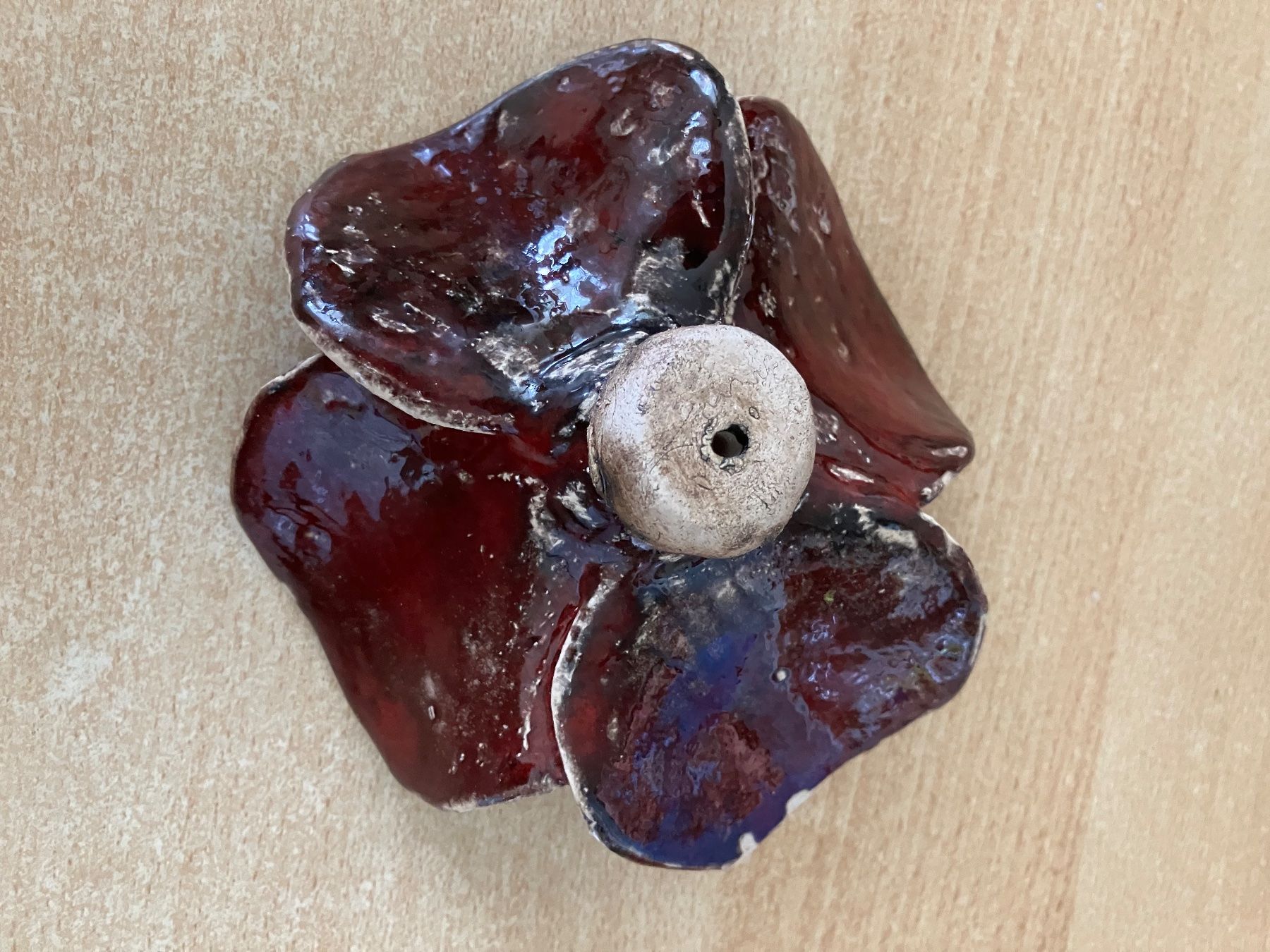 Tutte le decorazioni: Deko-Mohnblume aus Ton – Nuovo (secondo la descrizione) da Sisseln AG venduto da LenaDia 1