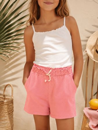 SHORT ROSE POUR FILLE