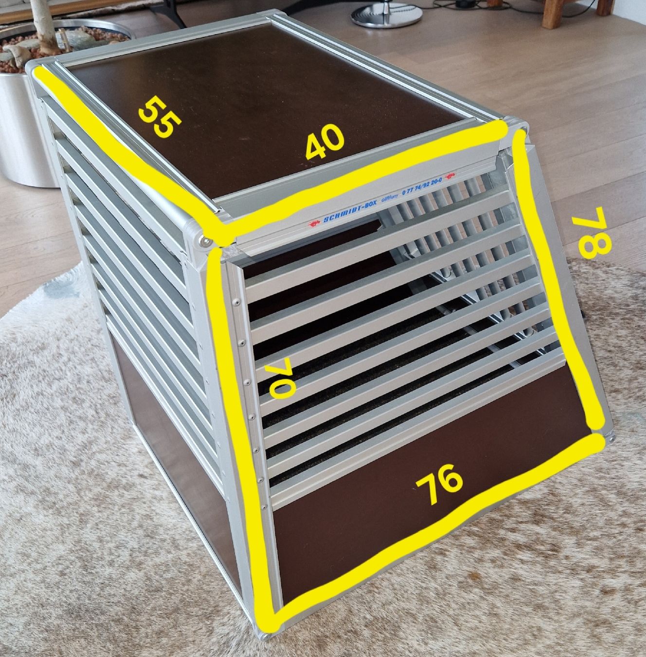 Gabbie, trasporto & Sicurezza: Schmidt-Box, Hundebox, Alubox, Top Zustand – Usato da Bülach venduto da tanzbein67 1