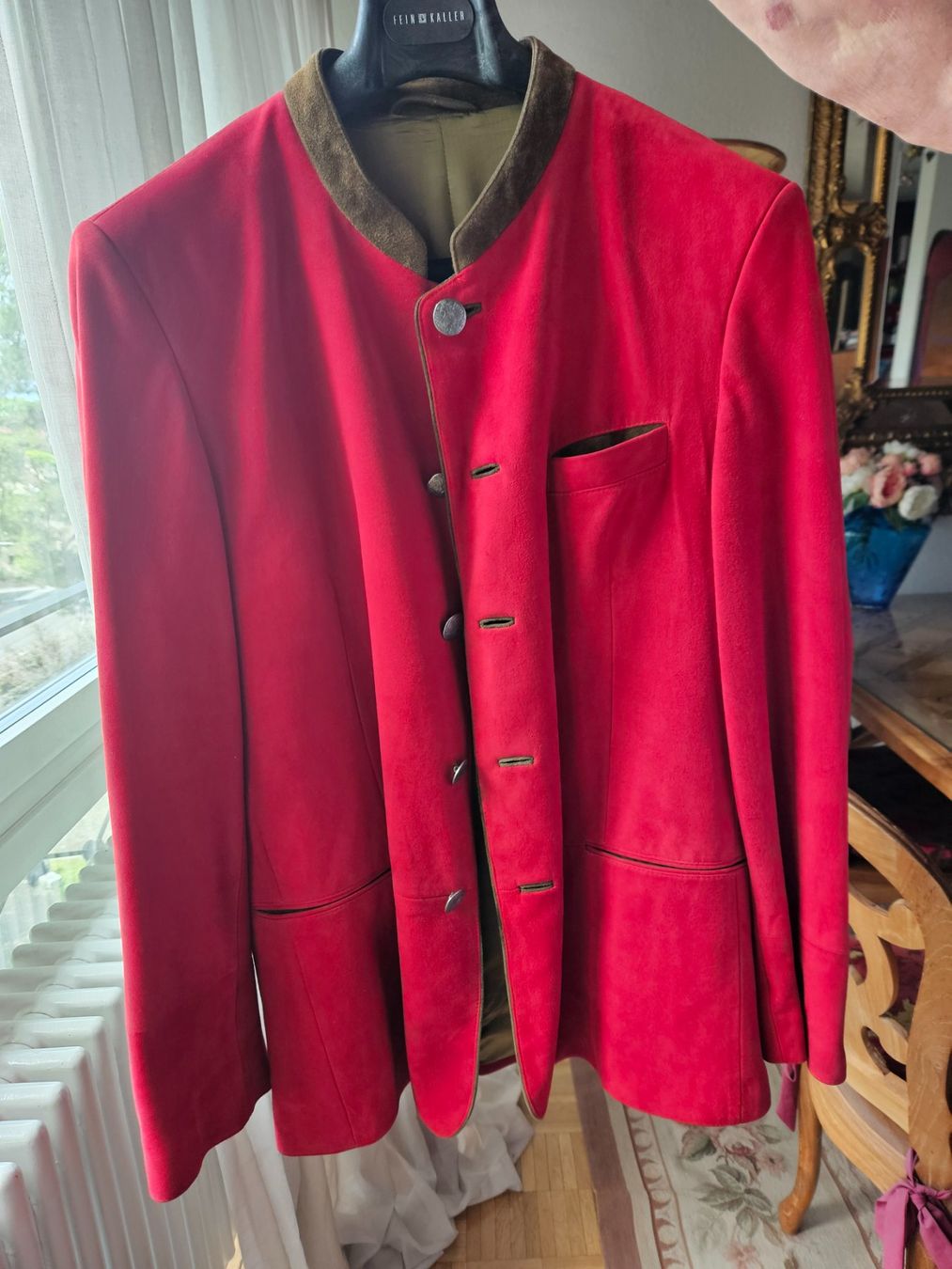 Giacche: Trachtenjacke in Rot Meindl – Usato da Basel venduto da brightliving