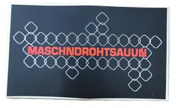 Maschendrahtzaun  (Aufkleber, PVC)