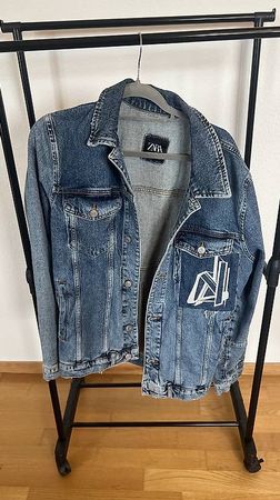 ZARA Jeansjacke  neu, ungetragen (Größe L / EU 42)