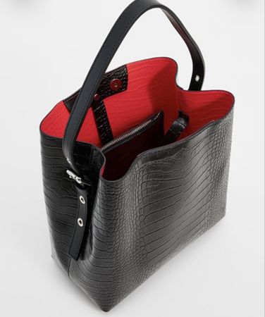 Christian Laurier Tasche Leder schwarz neuwertig