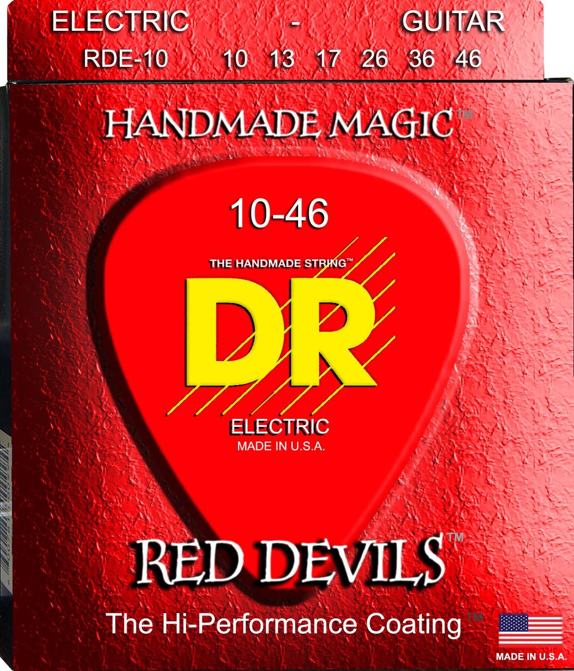 Musikinstrumente: DR Electric Guitar Strings, Red Devils, 6-String @ 10-52 – Neu und originalverpackt aus Zofingen von Rodeln