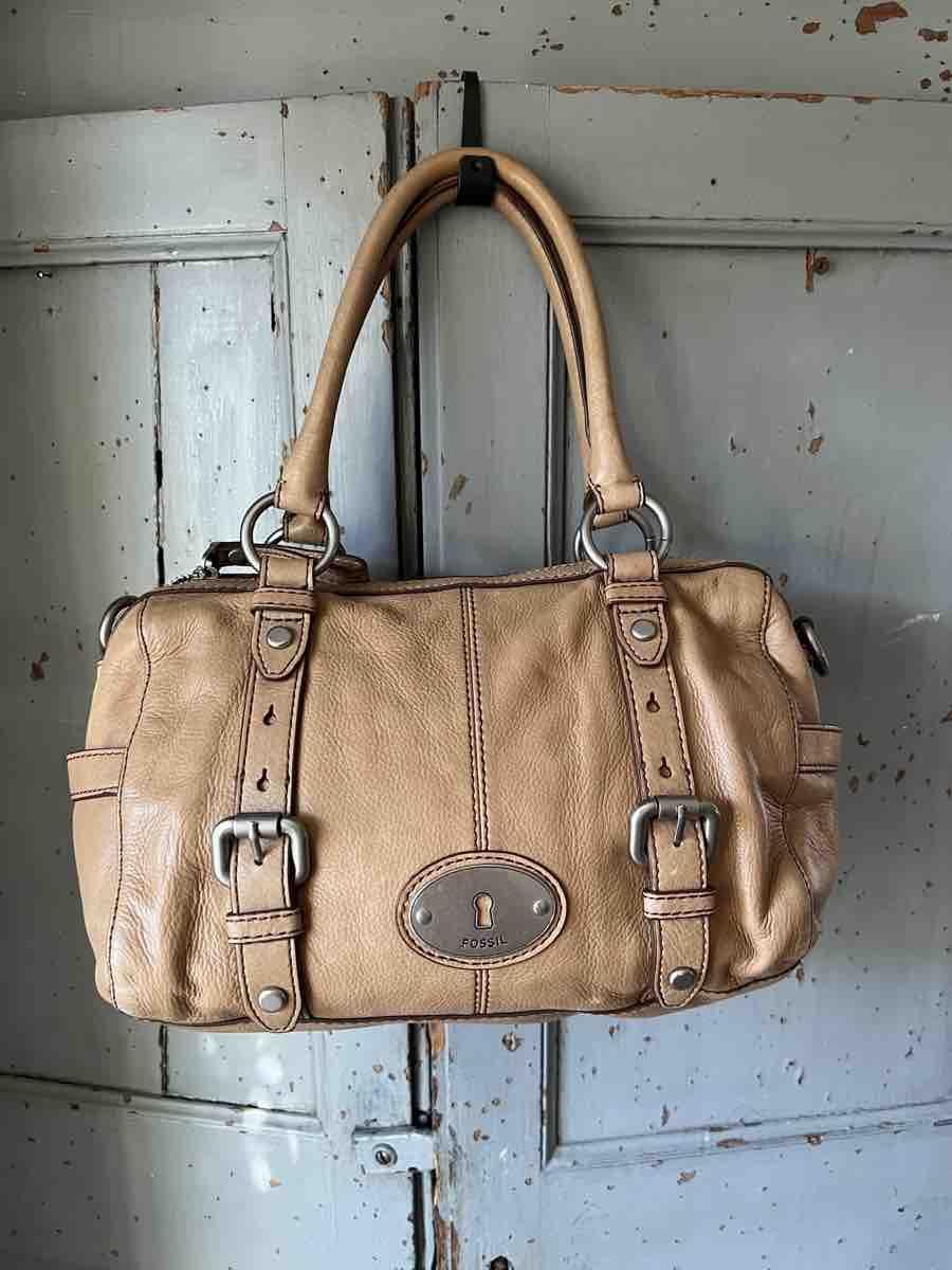 Fossil Taschen für Damen: Fossil Handtasche Damen Leder hellbraun – Neu (gemäss Beschreibung) aus Lausen von Mysli1