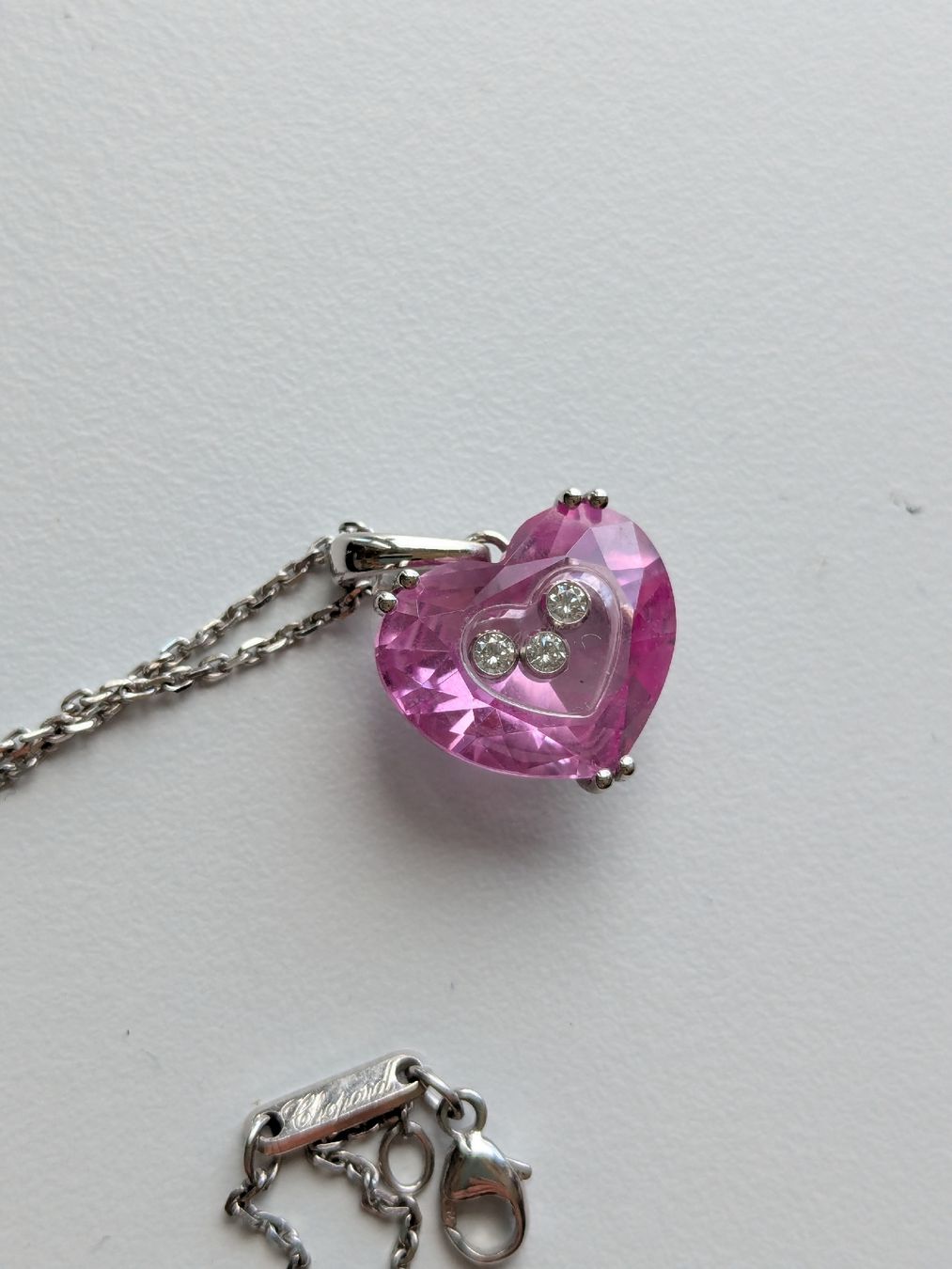 Chopard Ciondoli: chopard so happy heart pink white gold – Usato da Kloten venduto da nad_ys78 1