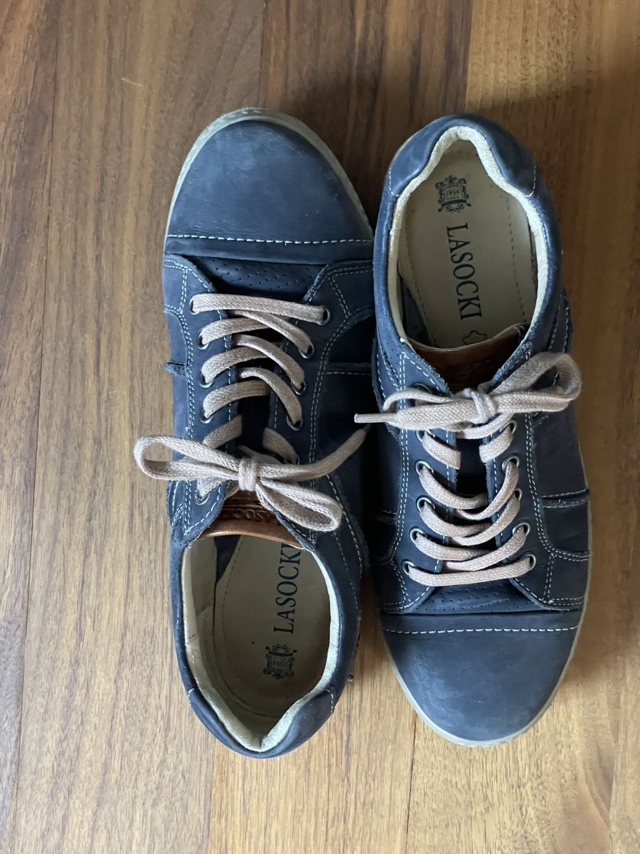 Damenschuhe: Lasocki Schuhe Gr. 38, Leder, jeansblau – Gebraucht aus Fehraltorf von Nadja0205 1