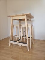IKEA BJÖRKUDDEN – Hochtisch mit Zwei Stühlen
