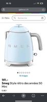 Petite bouilloire Smeg bleu pastel