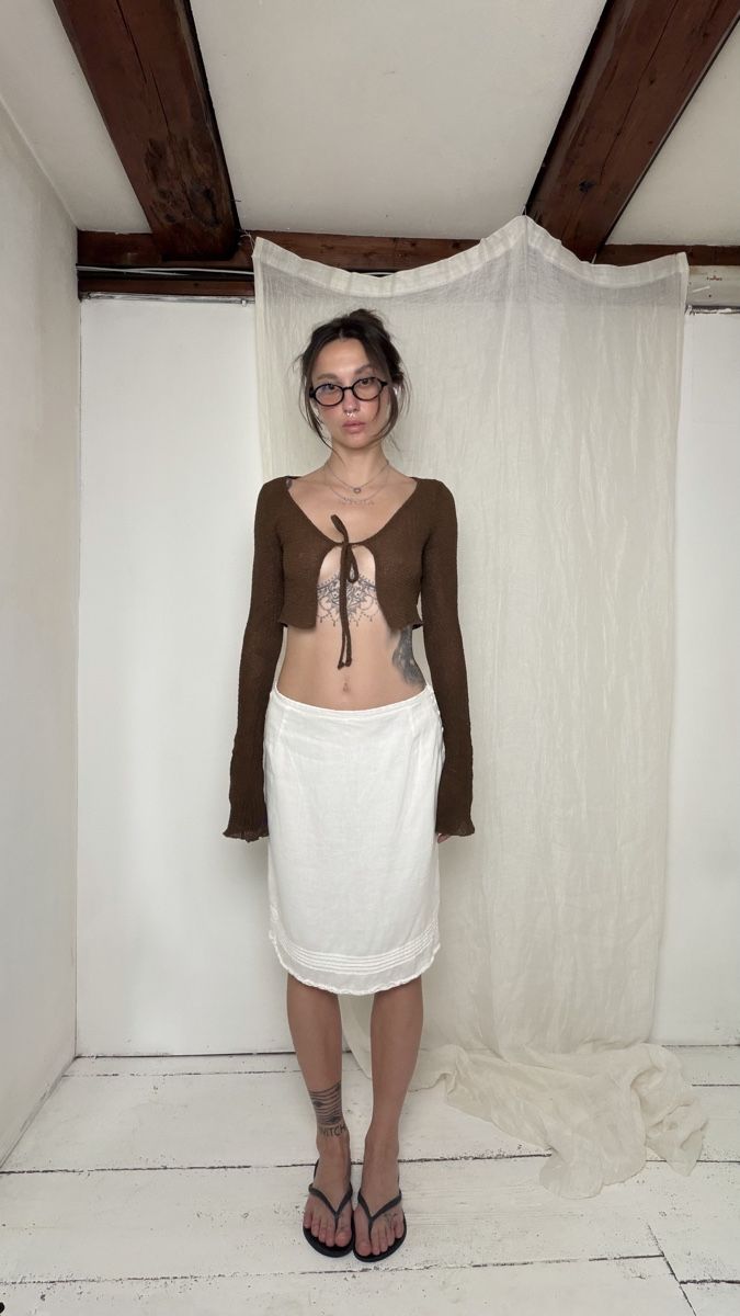 Röcke: Linen Skirt white size 36 – Gebraucht aus Knonau von Grapesvintage 3