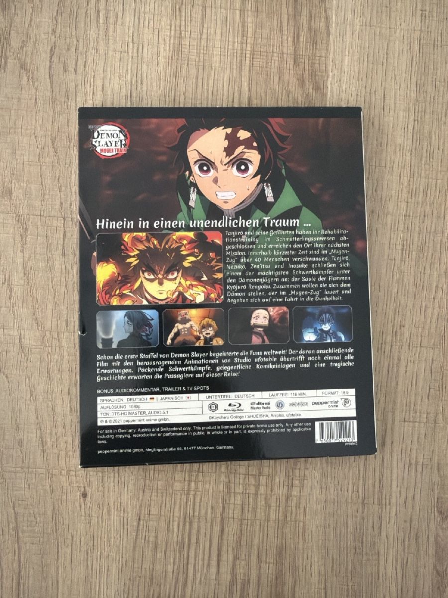 Alle DVDs: Demon Slayer - Mugen Train BluRay – Gebraucht aus Hagendorn von masterchieff 1