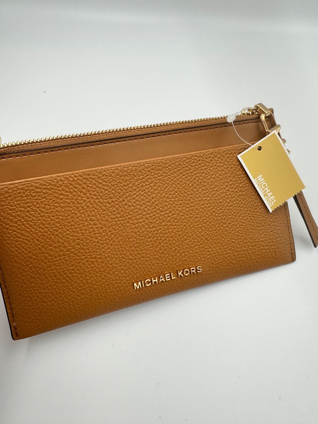 Michael Kors Portamonete: Michael Kors Card Case pale peanut – Nuovo e nell'imballaggio originale da Wiedlisbach venduto da Sistershop 4