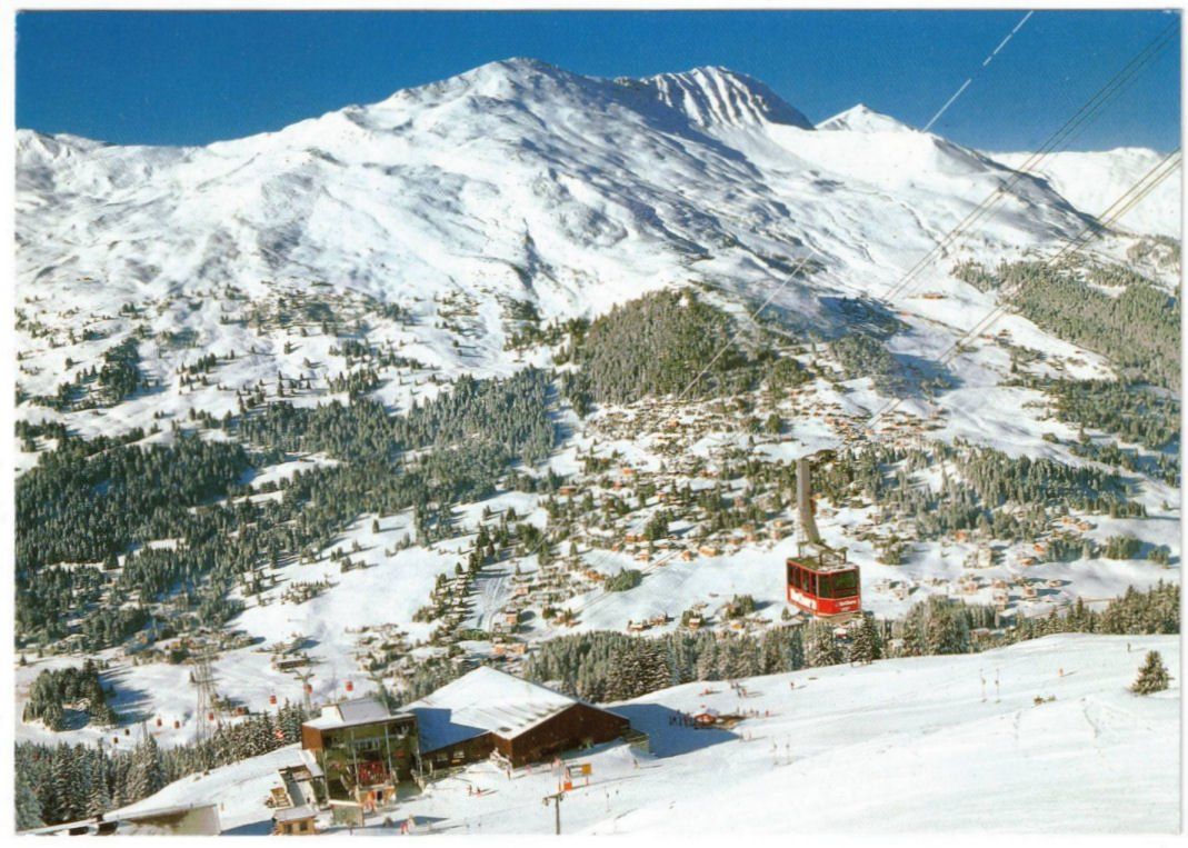 Cartoline postali: Lenzerheide - Luftseilbahn Rothorn 2te Sektion – Usato da Binningen venduto da Mountainrider