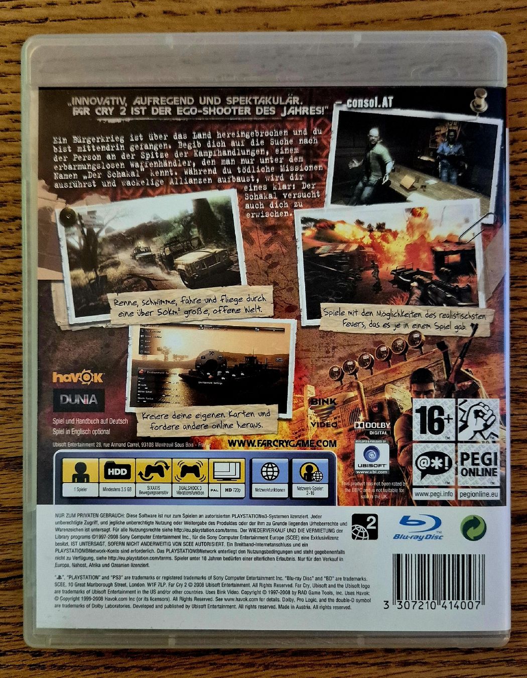 Giochi: Far Cry 2 - PS3 - Top Zustand – Nuovo (secondo la descrizione) da Au SG venduto da KonsoleWerk 1
