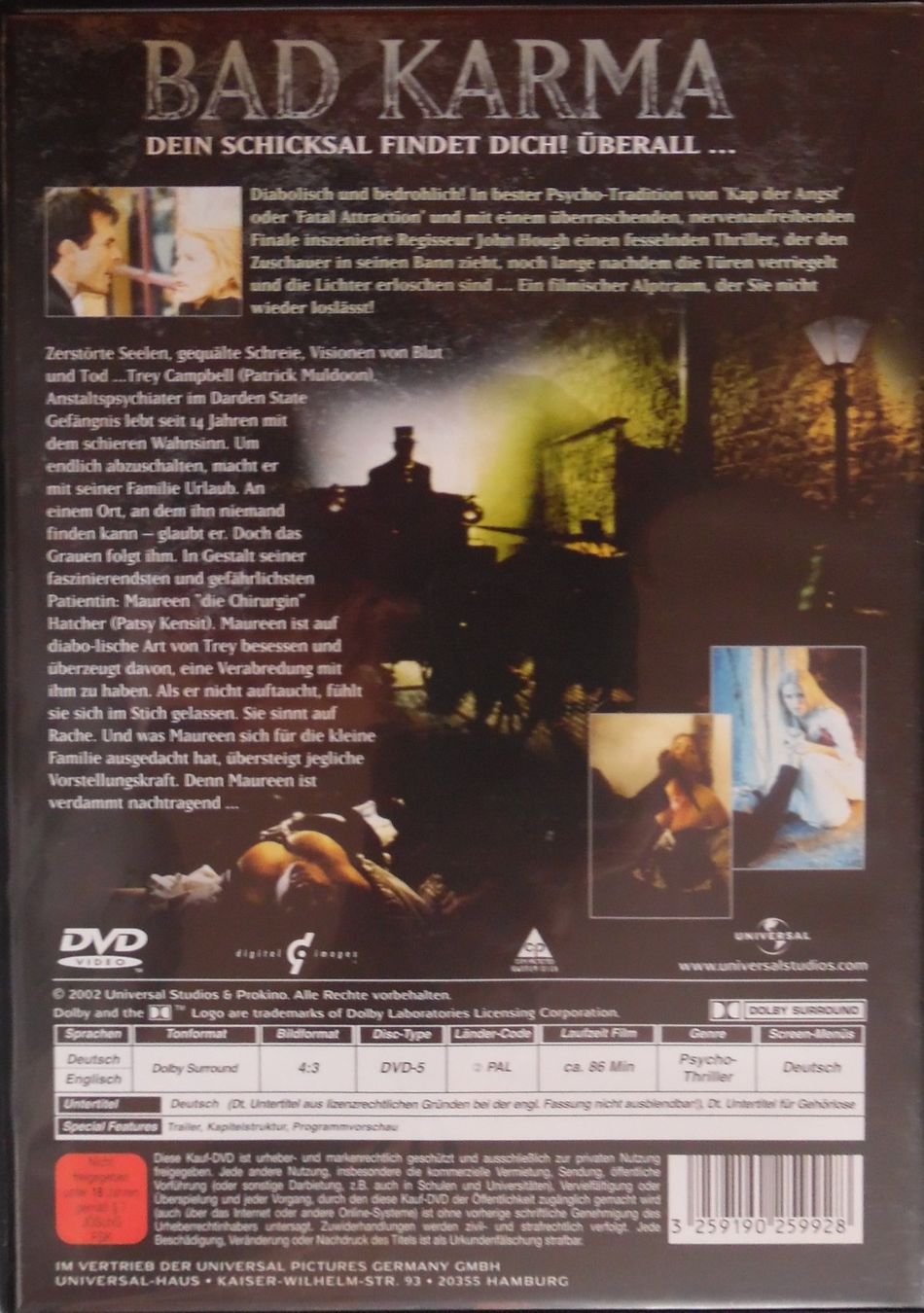Alle DVDs: Bad Karma – Gebraucht aus Bellinzona von Luna093 2