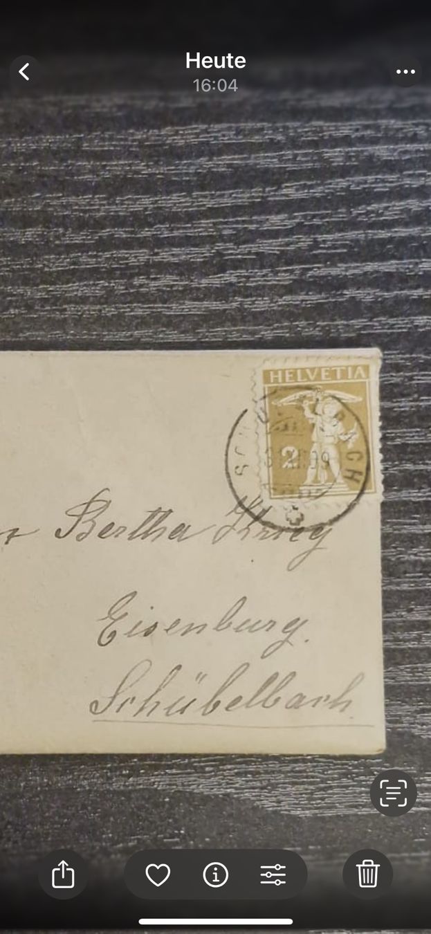 Tutti i francobolli: Couvert mit Briefmarke Walterli 2 Rp. – Usato da Schübelbach venduto da Dolly990_2