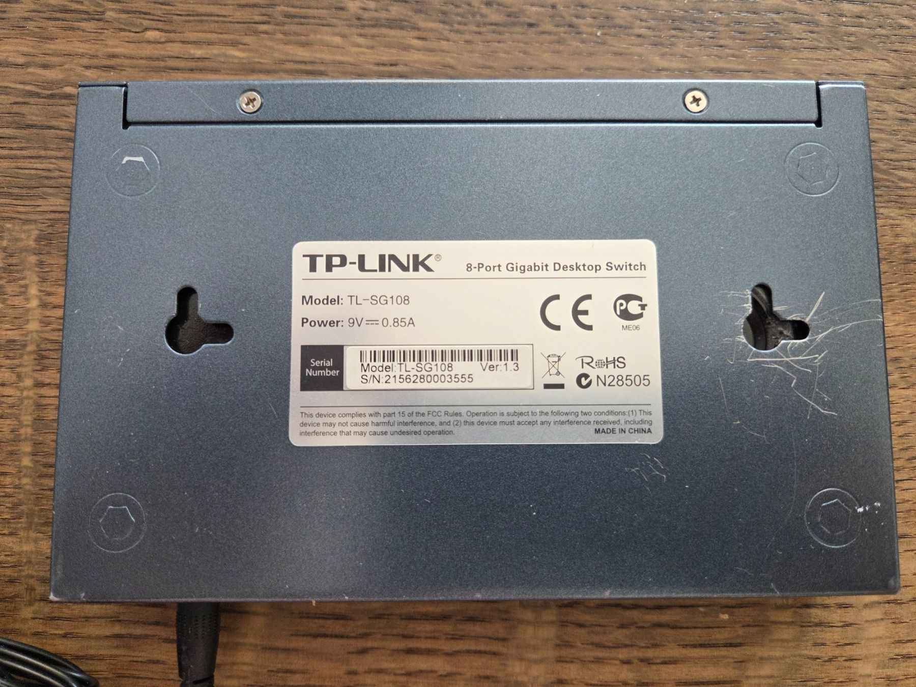 TP-Link Hubs & Switches: TP-Link: 8-Port-Gigabit-Desktop-Switch TL-SG108( – Gebraucht aus Opfikon von Doronadan 2